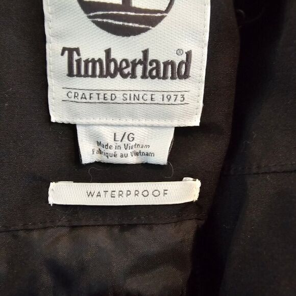 Timberland Men's Waterproof Hooded Dryvent Jacket  Size Large - Picture 7 of 9